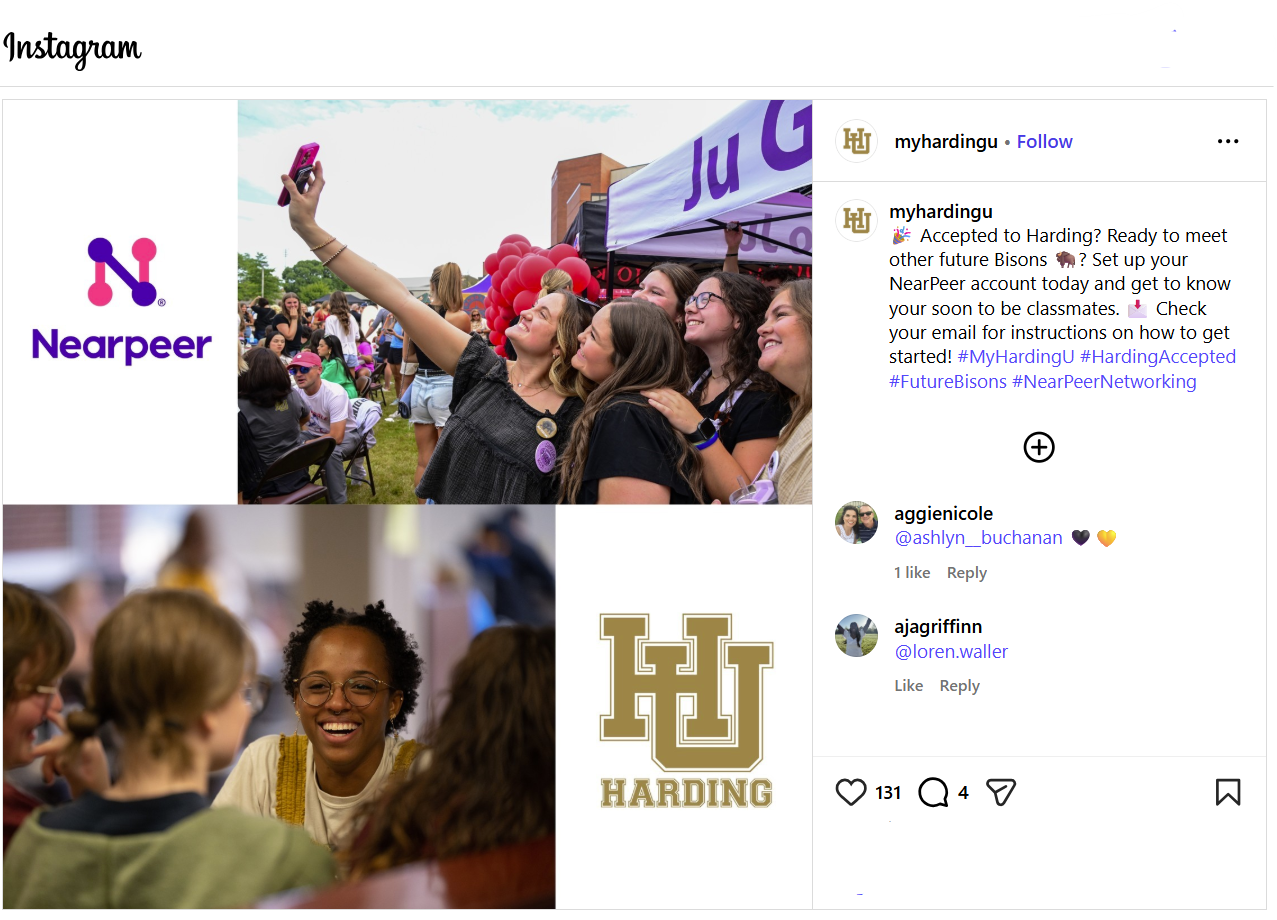 Harding Nearpeer insta